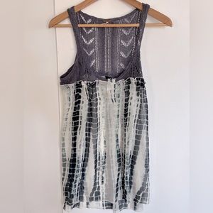 FREE PEOPLE mixed media tank